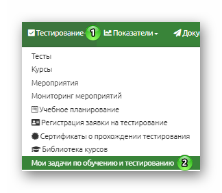 Мои задачи по обучению и тестированию